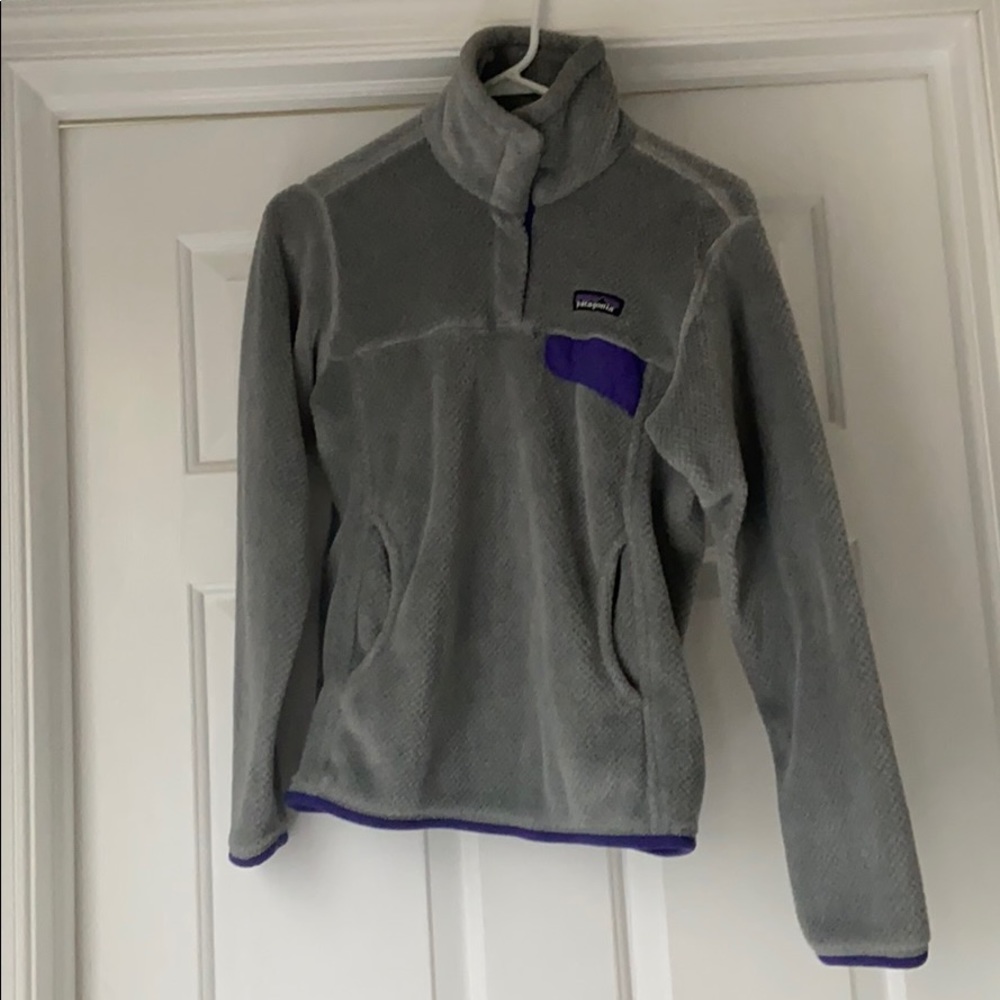 Patagonia Grey Snap-T Pullover Fleece